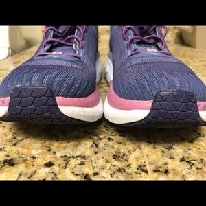 Hoka Clifton 5 running shoes.